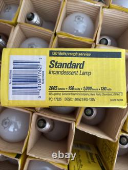 Ampoule, Service Rugueux, Nouveau Vintage GE 150W, 2065 Lumens, Prix Pour (50) expédition 60