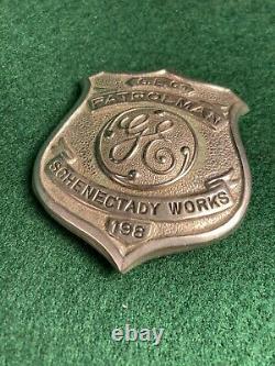Ancien Patrouilleur Insigne Schenectady Works G. E. General Electric Ny