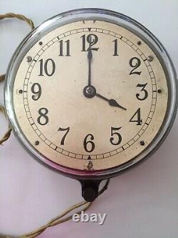 Ancien Vintage Industriel C-8 General Electric Co. Horloge Des Années 1920