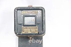 Ancien compteur d'énergie électrique General Electric à courant alternatif vintage fabriqué en Allemagne