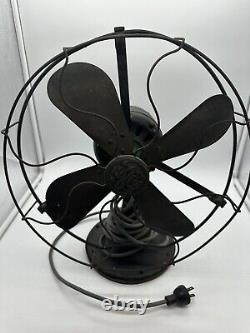 Ancien ventilateur GE à pales pour pièces ou réparation NON fonctionnel