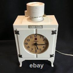 Anciennes Années 1930 Art Déco General Electric Ge Telechron Promo Réfrigérateur Horloge