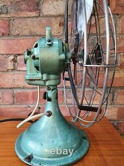 Antique / Art Vintage De General Electric Company Gec Déco Bureau Ventilateur Électrique