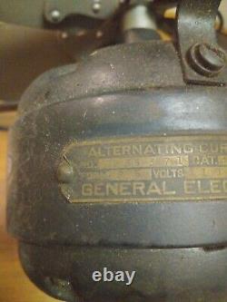 Antique General Electric 12-in Alternant Type De Courant Auu Brevet 2/06/1908