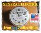 Antique General Electric Ge Type C-14 Verre Lourd Horloge Murale Industrielle Usa Made