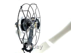 Antique Vintage Collectible électrique oscillant de 10 pouces GE des années 1930 avec lame en aluminium