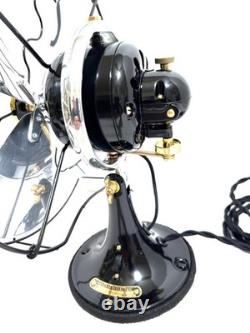 Antique Vintage Collectible électrique oscillant de 10 pouces GE des années 1930 avec lame en aluminium