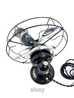 Antique Vintage Collectible électrique oscillant de 10 pouces GE des années 1930 avec lame en aluminium