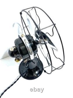 Antique Vintage Collectible électrique oscillant de 10 pouces GE des années 1930 avec lame en aluminium