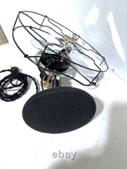 Antique Vintage Collectible électrique oscillant de 10 pouces GE des années 1930 avec lame en aluminium