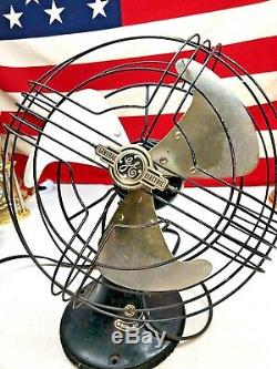 Antique Vintage General Electric Permanent Fan Aa100830 60 Cycle