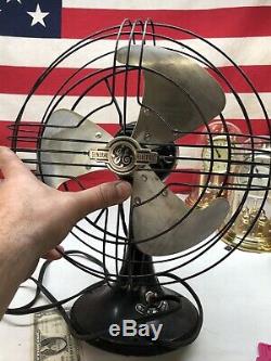 Antique Vintage General Electric Permanent Fan Aa100830 60 Cycle