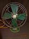 Antique Ventilateur De Table/bureau Oscillant Inclinable Ge General Electric Des Années 1920