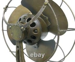 Antique ventilateur silencieux General Electric GE 10 Art Déco de 1933, design moderniste, fonctionne