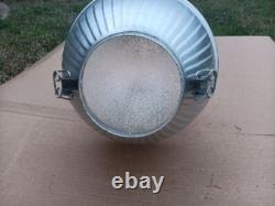 Assemblage de globe de lampadaire à bol profond Forme 207 de General Electric vintage