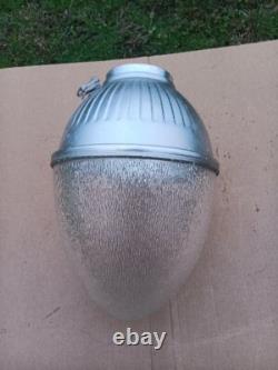 Assemblage de globe de lampadaire à bol profond Forme 207 de General Electric vintage