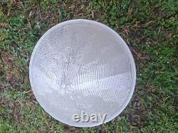 Assemblage de globe de lampadaire vintage General Electric Forme 79CR