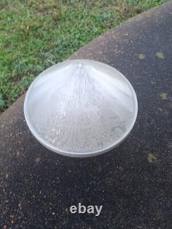 Assemblage de globe de lampadaire vintage General Electric Forme 79CR