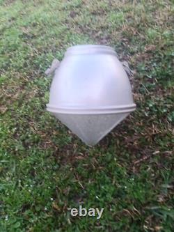 Assemblage de globe de lampadaire vintage General Electric Forme 79CR