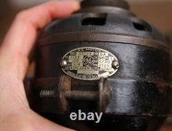 Base de ventilateur moteur GE General Electric antique outil utilitaire industriel vintage