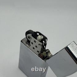Briquet Zippo Slim vintage des années 1970 GE General Electric, neuf en boîte, argent, style grand-père <br/> 