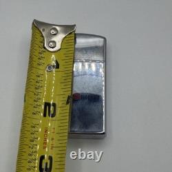 Briquet Zippo Slim vintage des années 1970 GE General Electric, neuf en boîte, argent, style grand-père <br/> 		