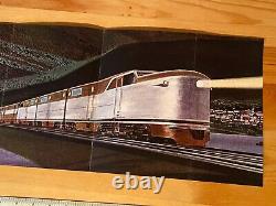 Brochure rare de locomotives américaines Alco GE General Electric Vintage 1946 6000