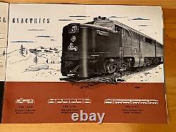 Brochure rare de locomotives américaines Alco GE General Electric Vintage 1946 6000