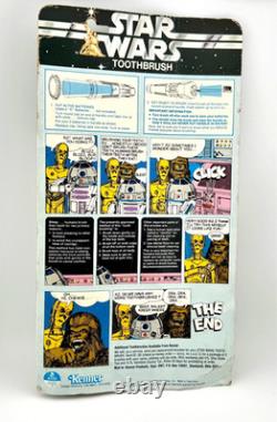 Brosse à dents électrique à piles vintage scellée Star Wars 1977 General Mills