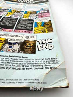 Brosse à dents électrique à piles vintage scellée Star Wars 1977 General Mills