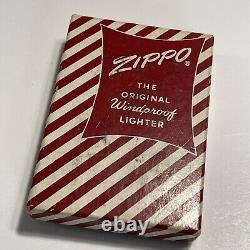 Brûleur à gaz Zippo vintage non utilisé de 1962 de General Electric Tampa Service Shop dans sa boîte