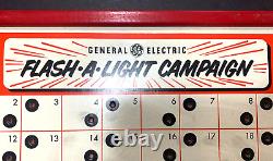 Campagne de vente et de chance pour gagner des œuvres Vintage GE General Electric FLASH-A-LIGHT