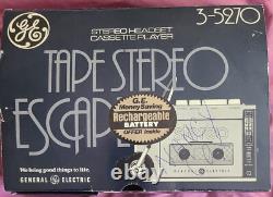 Casque stéréo cassette Vintage General Electric Modèle 3-5270