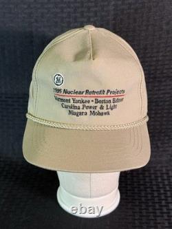 Casquette vintage à corde General Electric Nuclear Retrofit Projects 1995