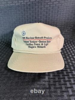 Casquette vintage à corde General Electric Nuclear Retrofit Projects 1995