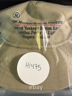 Casquette vintage à corde General Electric Nuclear Retrofit Projects 1995