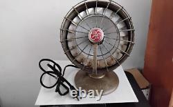 Chauffage de Table Vintage General Electric GE Disque Solaire Cuivre 11 pouces Fonctionne