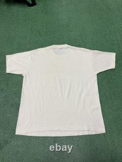 Chemise Mini Gun Vintage GE General Electric des années 90 Taille XL Beige Grunge RARE