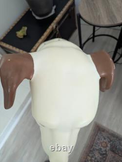 Chien en plastique RCA Vintage Authentique 36 Nipper General Electric 3' x 2'2 c 1970