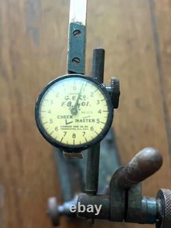 Comparateur à cadran vintage General Electric Check Master, à rubis. 0005 No22N FB 401