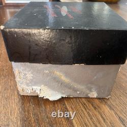 Compteur d'électricité Watthour General Electric Vtg NOS I-50-S 1948 années 1940 dans sa boîte