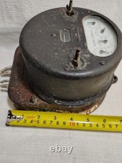 Compteur d'énergie électrique usagé ancien General Electric Co. USA