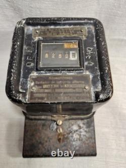 Compteur d'énergie électrique usagé ancien General Electric Co. USA