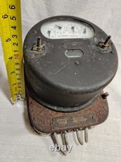 Compteur d'énergie électrique usagé ancien General Electric Co. USA