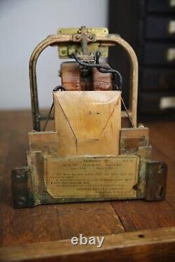 Compteur d'enregistrement Thomson Watt TYPE M General Electric Vintage antique moteur 1897