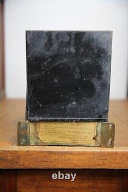 Compteur d'enregistrement Thomson Watt TYPE M General Electric Vintage antique moteur 1897