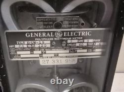 Compteur électrique polyphasé Watthour General Electric modèle DSW-19 vintage/antique