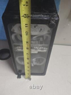 Compteur électrique polyphasé Watthour General Electric modèle DSW-19 vintage/antique