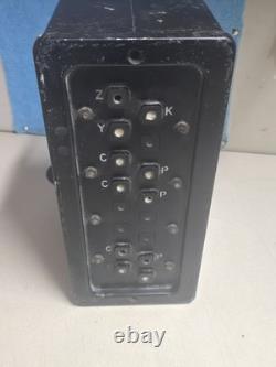 Compteur électrique polyphasé Watthour General Electric modèle DSW-19 vintage/antique