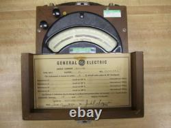 Compteur industriel vintage General Electric 3424951 avec sangle cassée